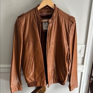 Brown London Fog Leather Jacket
